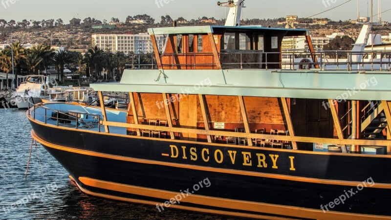 Cyprus Ayia Napa Harbour Cruise Boat Tourism