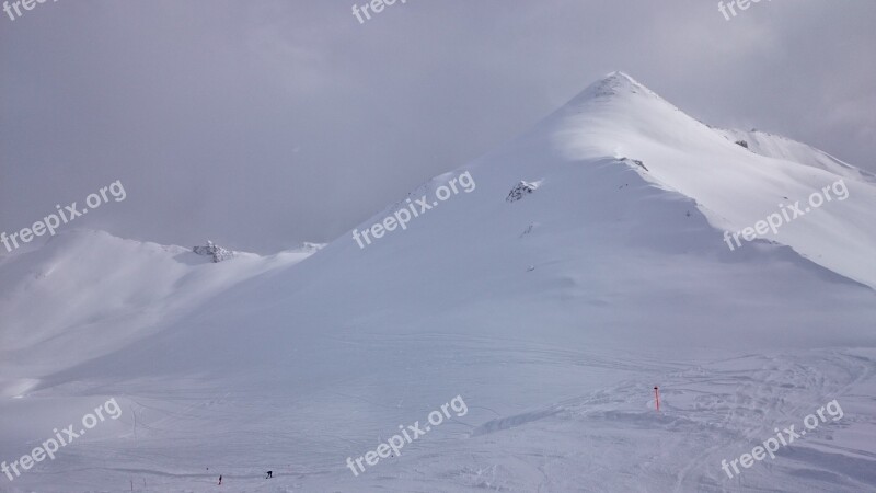 Alpine Mountains Snow Snow Dome Overview