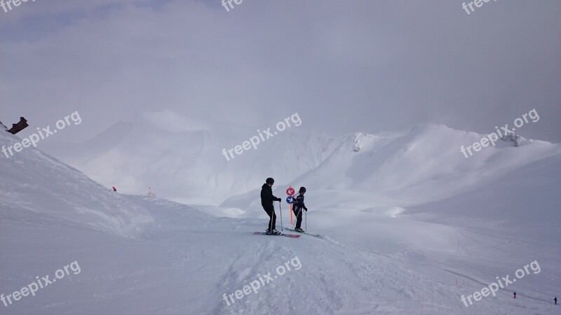 Alpine Mountains Snow Snow Dome Overview