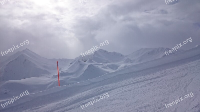 Alpine Mountains Snow Snow Dome Overview