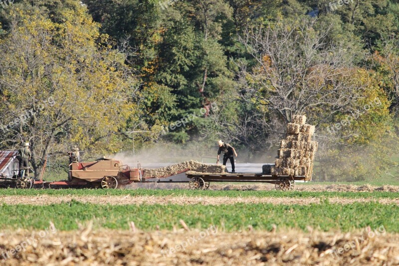 Amish Pennsylvania Farm Rural County