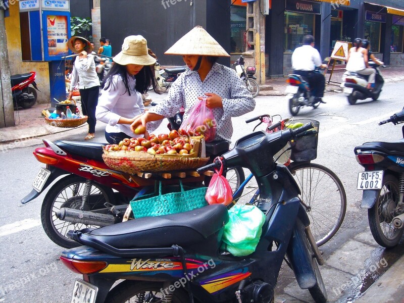 Vendor Fruits Women Woman Ladies