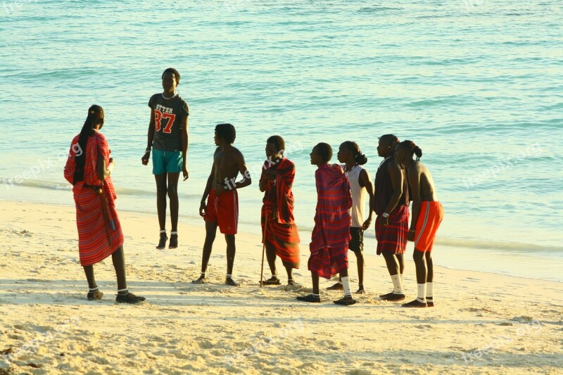 Zanzibar Masai Beach Young People Training