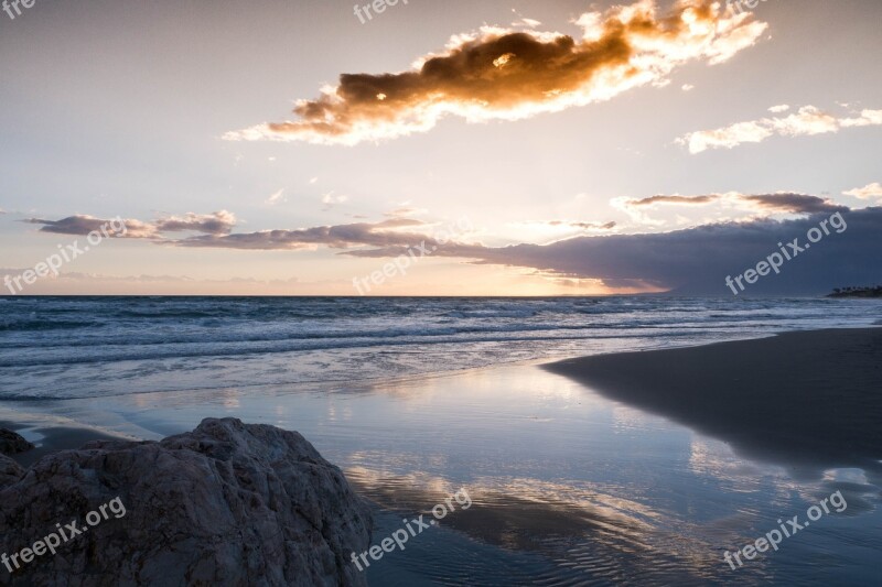 Sunset Cabopino Mijas Costa Malaga Andalusia