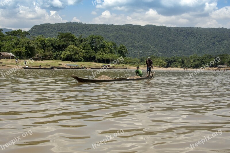 River Tamron Bangladesh Bichnakandi Sylhet