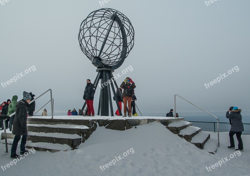 Norway Northern Cape Lapland Cliff Terrestrial Globe