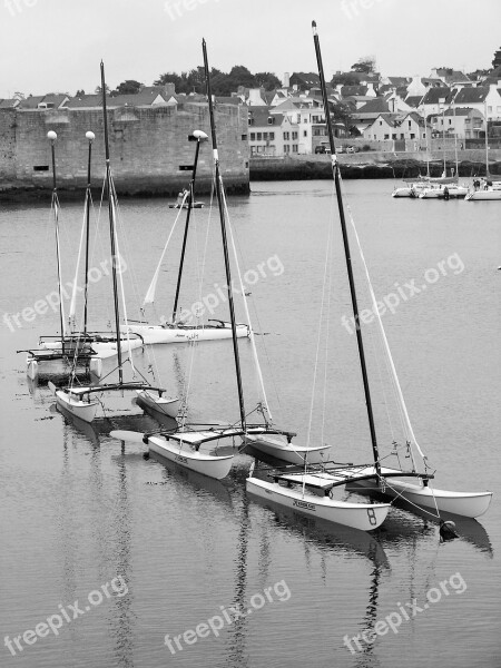 Catamaran Sailboat Mats Sails Navigation