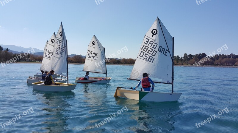 Yachting Upbeat Sea Children Free Photos