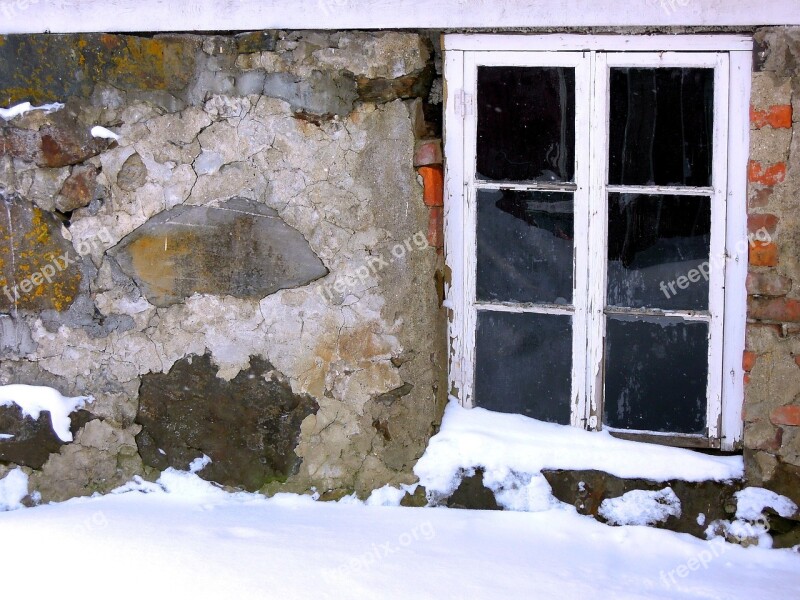 Window Cellar Snow The Land The Foundation