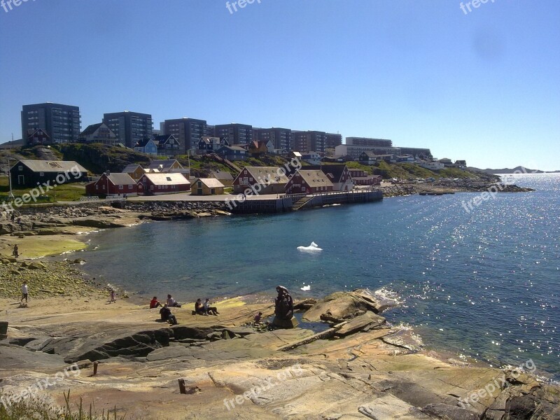 Greenland Nuuk Town Arctic Locations