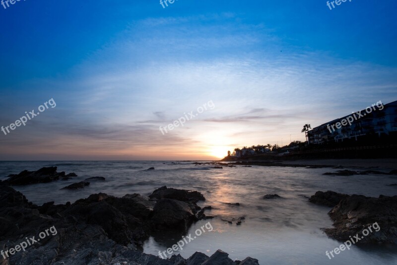 Sunset Beach Hype Mijas Costa Malaga Andalusia