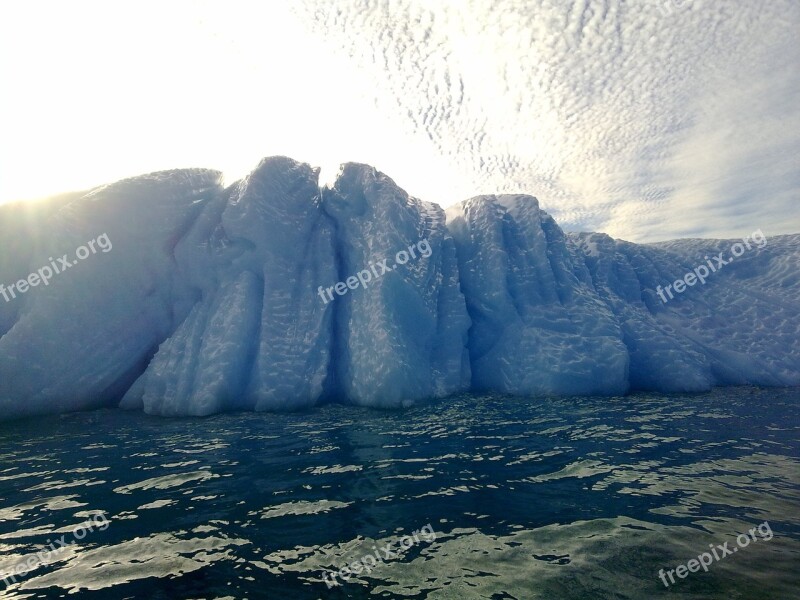 Iceberg Greenland Nuuk Water Arctic