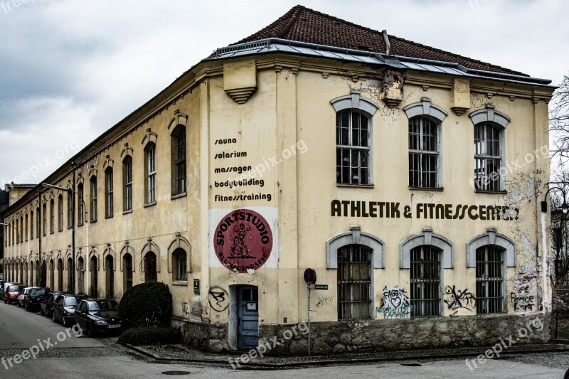 Building Fitness Center Go To Waste Old Desolat