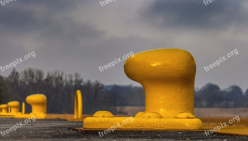 Bollard Mooring Pier Port Berths