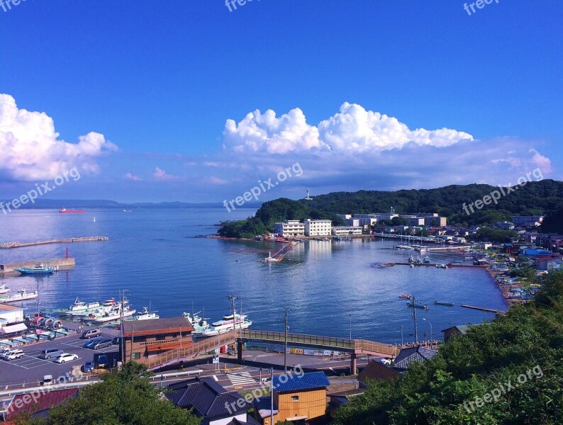 Fishing Port Yokosuka Hashirimizu Port Tokyo Bay Typhoon