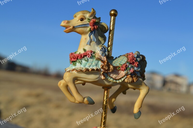 Carousel Horse Merry-go-round Childhood Ride