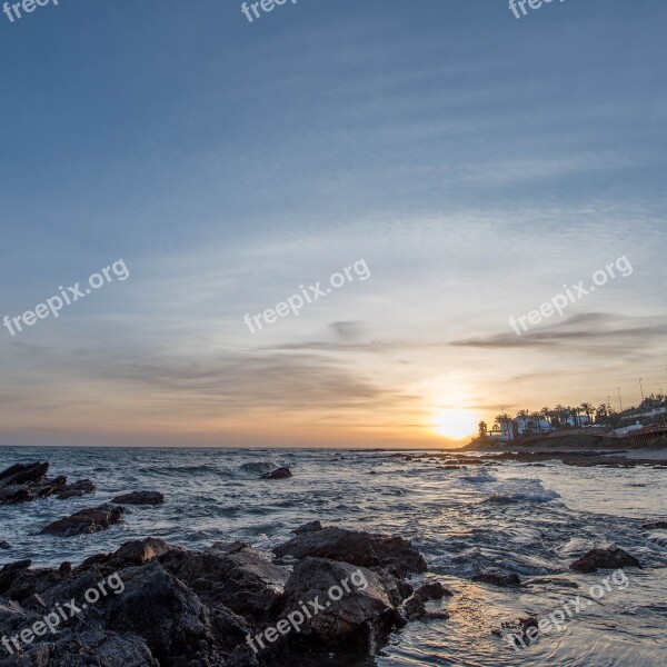 Sunset Beach Hype Mijas Costa Malaga Andalusia