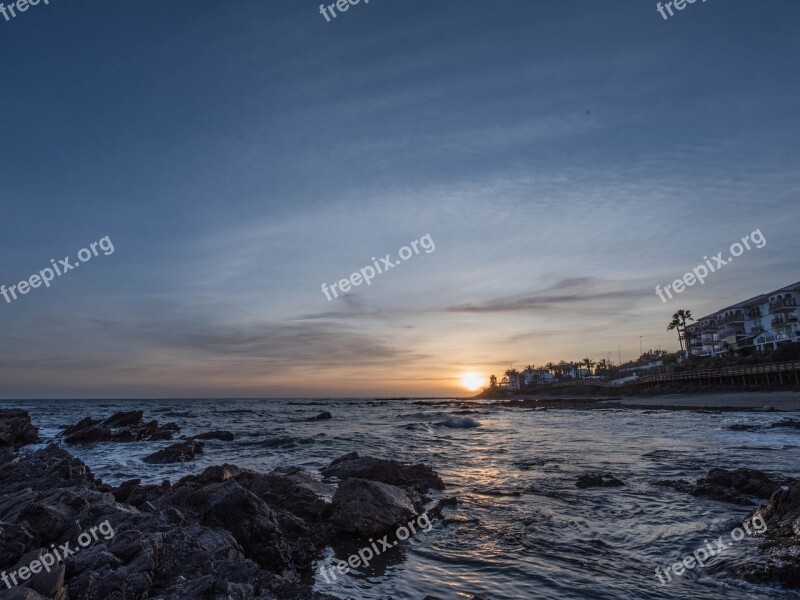 Sunset Beach Hype Mijas Costa Malaga Andalusia