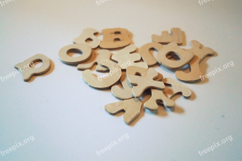 Letters Wooden Alphabet Letters Abc Alphabet Characters