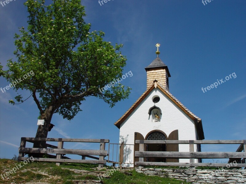 Mountain Chapel Mountains Plateau Salzkammergut Austria