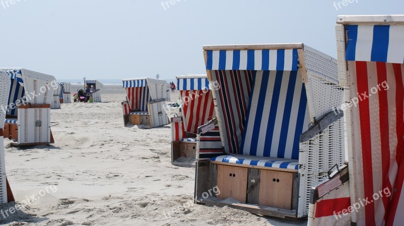 North Sea Beach Beach Chair Coast Vacations