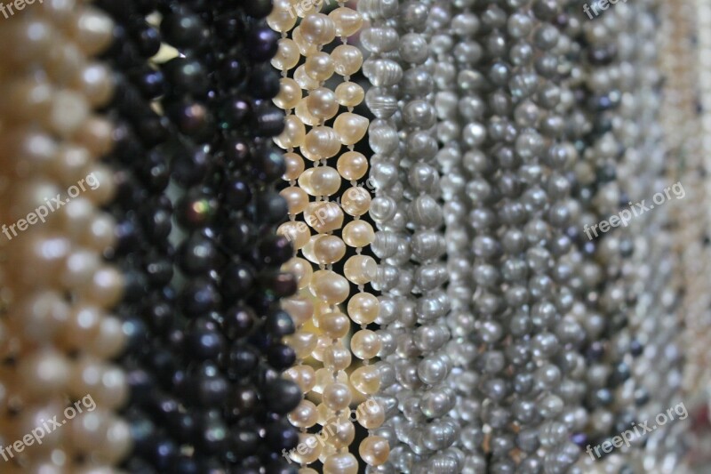 Pearls Gem Jewelry Fashion Jewel