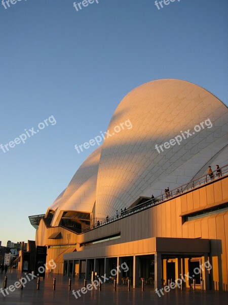 Sydney Opera House Sunset Australia Sydney Harbour