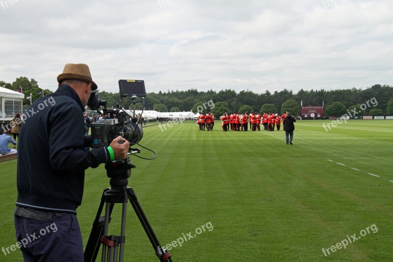 Camera Man Band Polo Filming Man