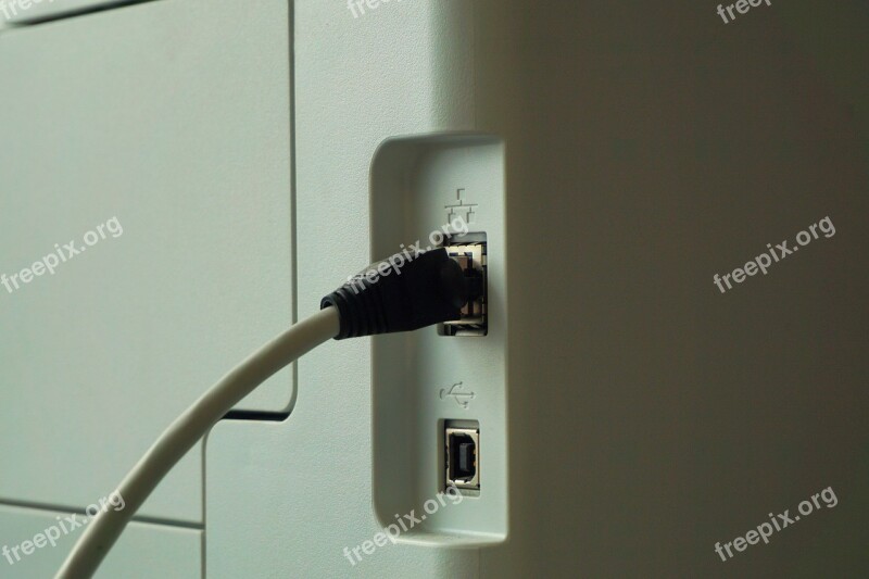 Network Network Printer Connection Cable Lan