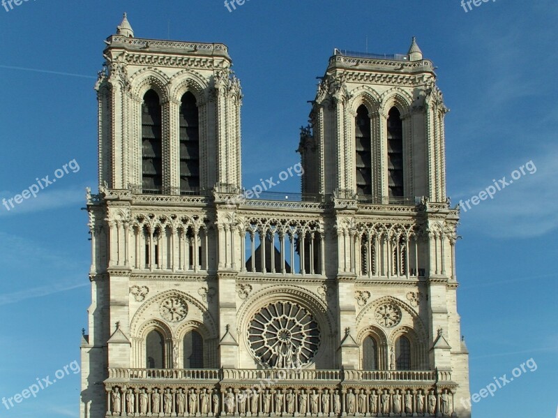 The Cathedral Paris France Superstructure Tourism