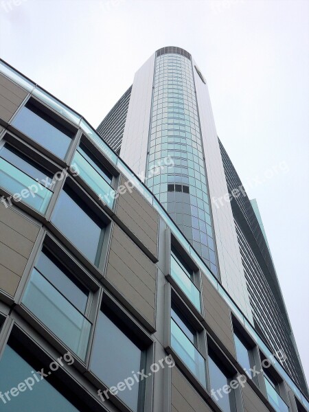 Facade Frankfurt Building House Sky