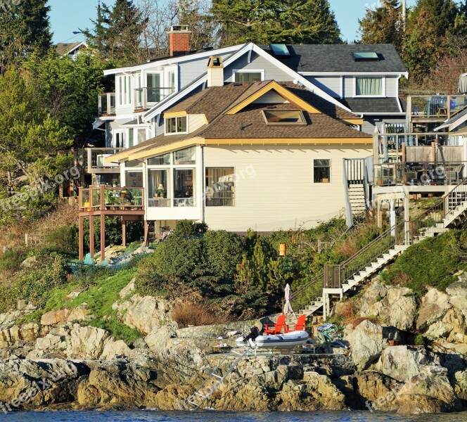 House Victoria Bc Oceanside Rocks