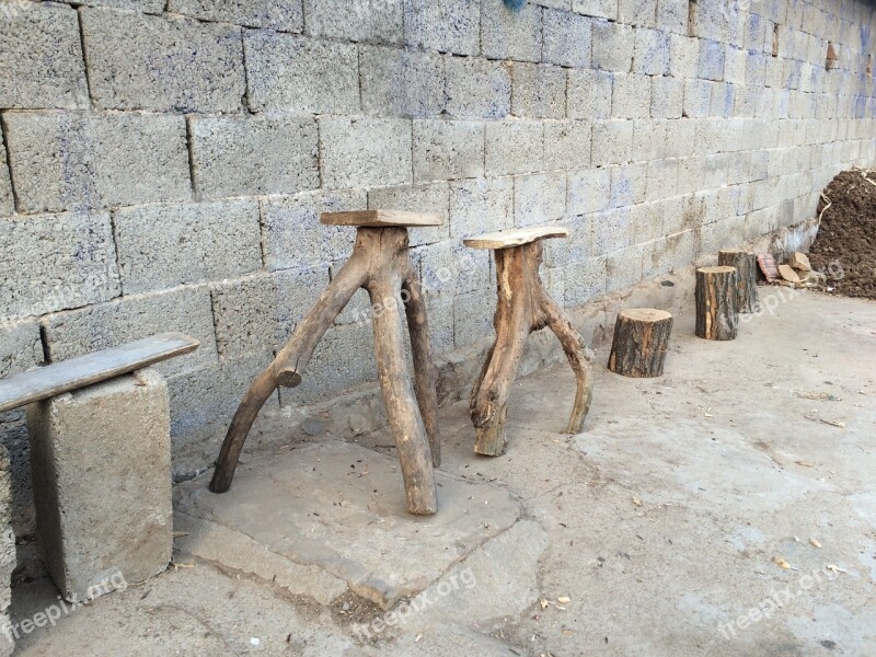 Wooden Chairs Handmade Simple Local Journal