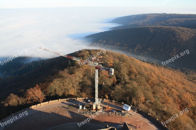 Baukran Site Construction Work Cyrillic Free Photos