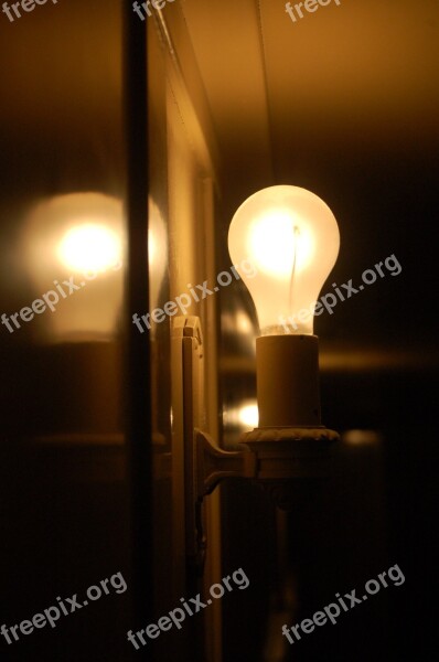 Light Lightbulb Wall Conceptual Free Photos