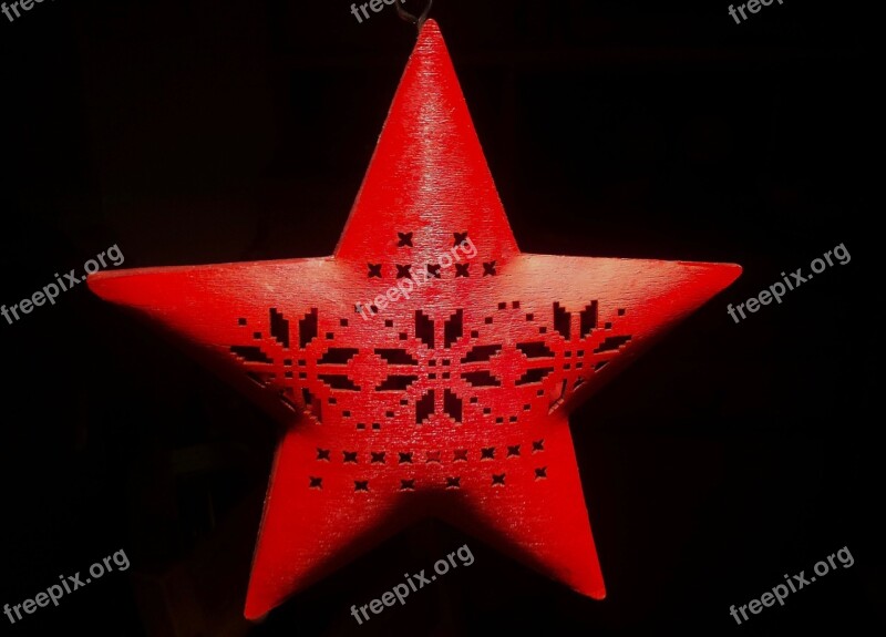 Star Red Star Christmas Jewelry Poinsettia Adventsstern