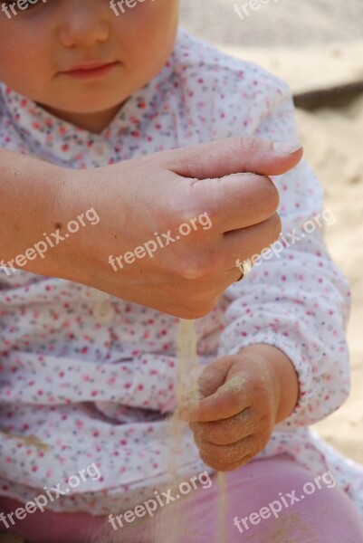 Hand Sand Experience Beach Summer