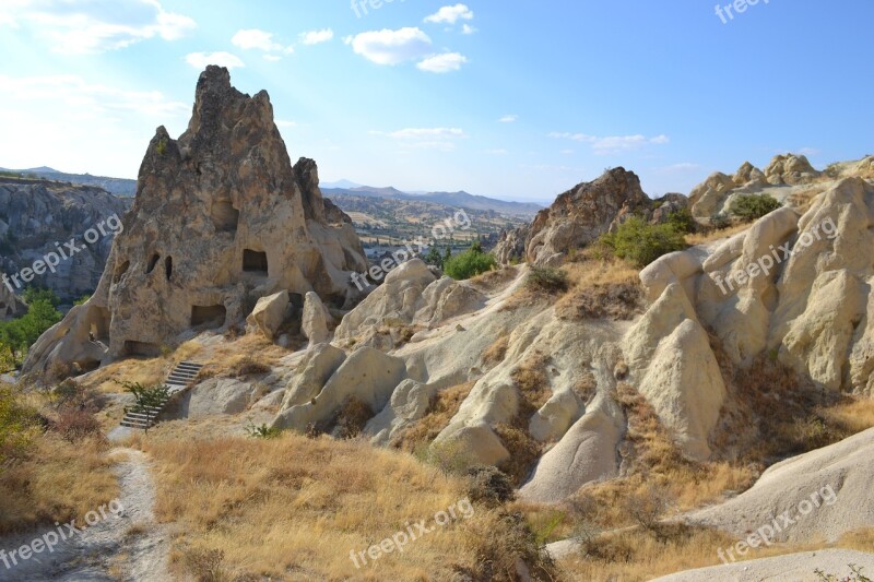 Turkey Cappadocia Rocks Free Photos