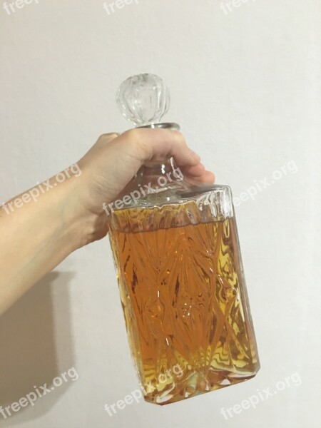 Whiskey Whisky Alcohol Carafe Glass