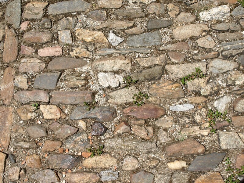 Paving Stones Ground Road Cobblestones Background