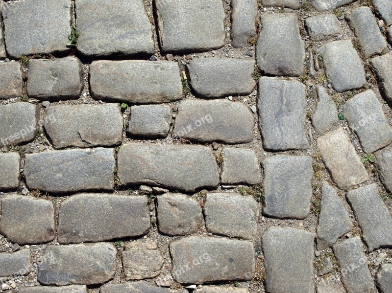 Paving Stones Ground Road Cobblestones Background