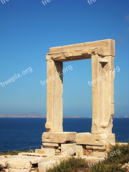 Ruins Antique Ancient Ruins Ancient City Greece