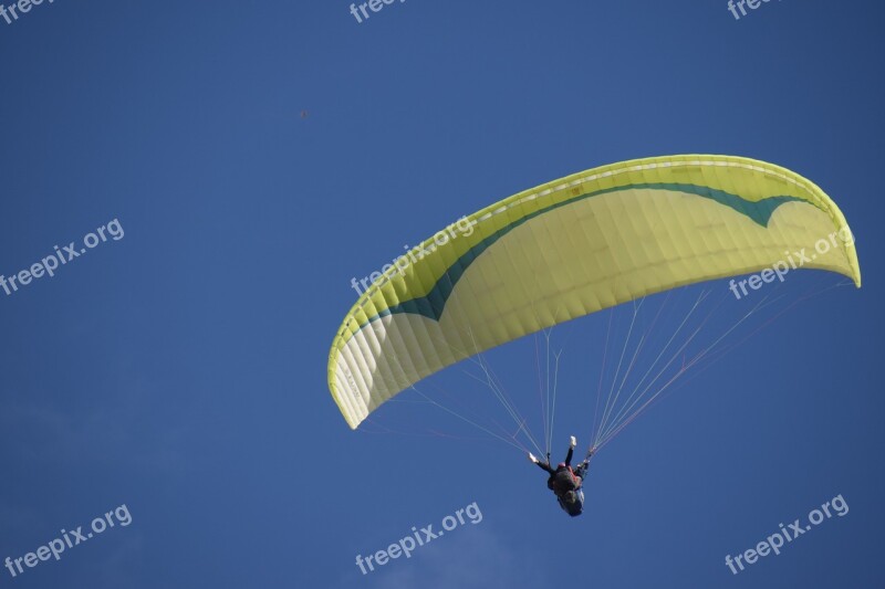 Flying Paragliding Fun Sky Free Photos