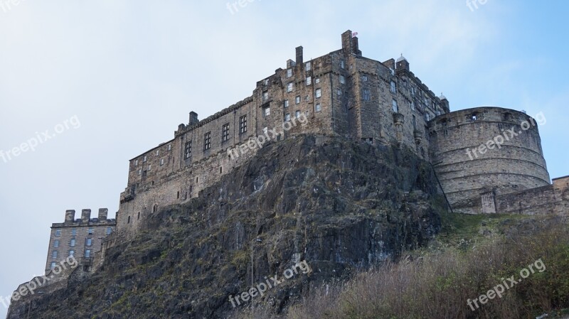 Castle United Kingdom Edinburgh Free Photos