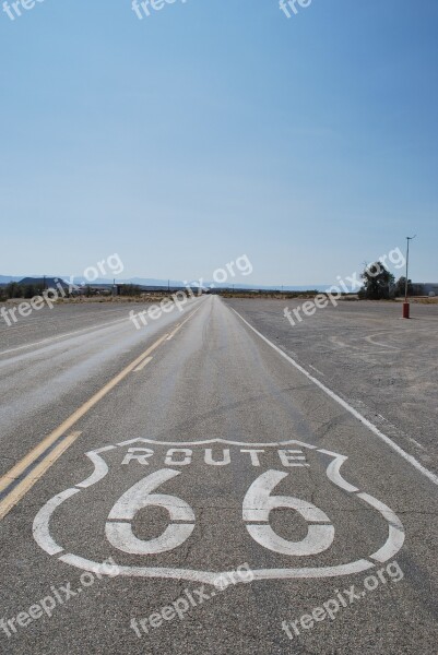 Usa Route 66 Endless Highway Freedom