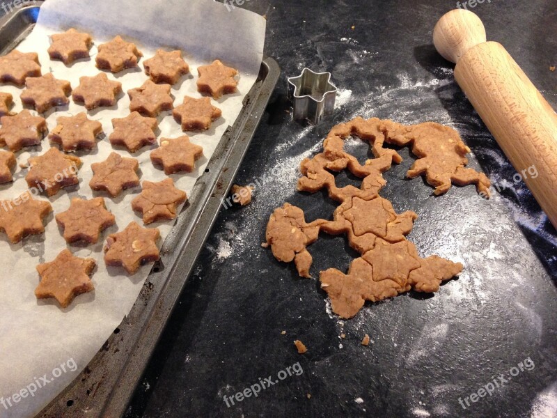 Baking Cookies Dough Food Homemade