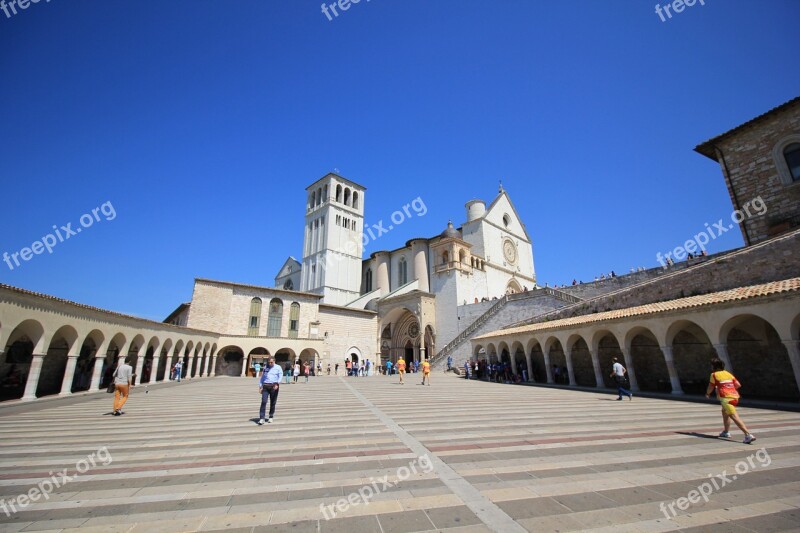 Umbria Buildings Italy Assisi Cities