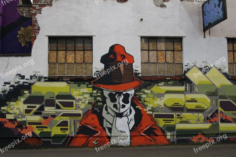 Graffiti Rorschach Comics Comic Super Hero