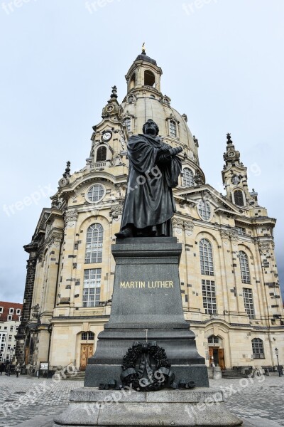 Luther Frauenkirche Martin Luther Dresden Building