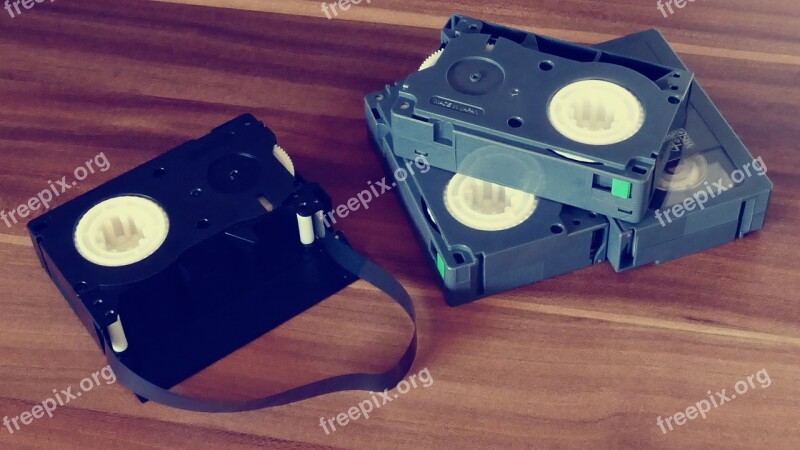 Video Tapes Movie Old Retro